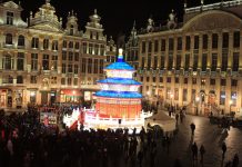 【2018春节专题】自贡灯展 照亮欧洲最美广场!