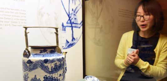 中國外銷茶具展 紋飾獨特影響歐洲東南亞