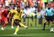 比利时5比2血洗突尼斯,看看卢卡库的进球效率C罗颤抖了吗