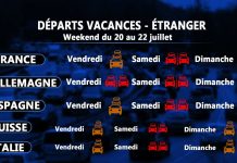 比利时及周边本周末出行指南:交通拥堵红色(橙色)预警!