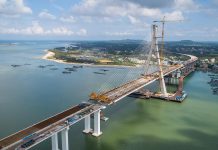 海南铺前大桥主桥预计将于11月3日合龙
