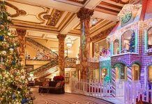 美一酒店推出双层巨型姜饼屋 可坐屋内用餐