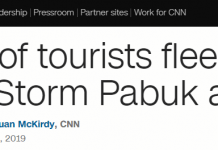 台风欲来上千游客“逃离”泰国 中领馆呼吁加强安全防范