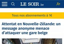 【新西兰恐袭】比利时收到匿名恐吓信息:火车站将遭“袭击”!