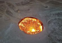 燃烧48年 无人机航拍土库曼斯坦“地狱之门”