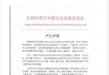 【支持港警执法 严惩暴徒】比利时荷兰中国文化发展促进会 严正声明!