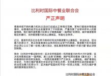 【支持港警执法 严惩暴徒】比利时国际中餐业联合会严正声明!