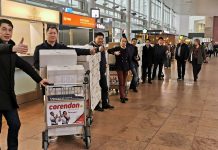 【共度时艰】比利时侨界第二批捐赠物资乘海航绿色通道顺利运走