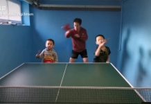 【我在比利时“抗疫”的日子】视频分享: 《父子乒乓大战》