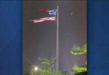 世界上最大一面美国国旗被撕坏丨国际热点速递