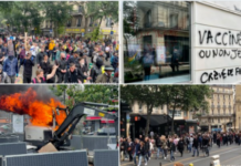 法国国庆日爆发反疫苗抗议示威活动丨国际热点速递