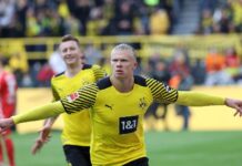 德甲综合 | 哈兰德再献“双响” 多特获胜升至首位