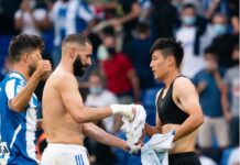 西甲综合 | 西班牙人主场力克皇马 武磊替补出场