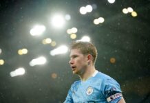 曼城中场核心德布劳内感染新冠