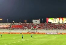 12强赛中国男足1:1战平澳大利亚队