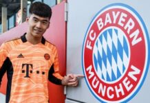 德甲拜仁俱乐部签约中国门将刘邵子洋