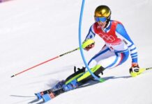 北京冬奥会·高山滑雪 | 法国选手夺男子回转金牌 中国队选手未能完赛