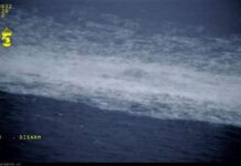 瑞典媒体发布“北溪-1”管道视频 缺口长度超50米