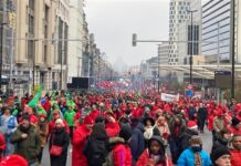 【现场图片】今天比利时全国大罢工,最好不要到首都来