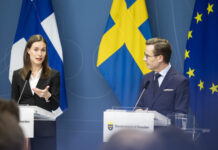 芬兰总理表示坚持与瑞典共同加入北约