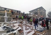 土叙两国在强震中的死亡人数升至近5000人