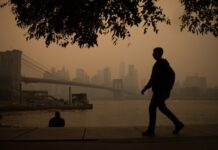 加拿大野火持续烧 美国多地空气质量“爆表”