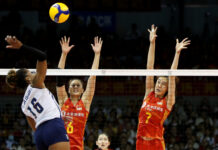 中国女排遭遇三连败 无缘直通巴黎奥运会