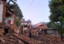 尼泊尔西部地震已致128人死亡