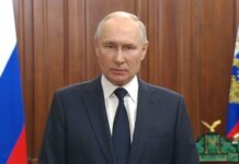 俄媒:普京表示将参加2024年总统选举