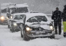 【十年一遇】今日比利时全境暴雪橙色预警!