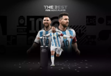 梅西蝉联世界足球先生