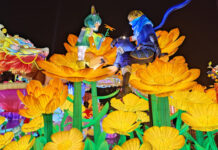 点亮中外节日的自贡彩灯和彩灯人