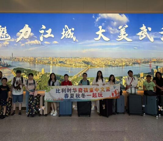 【视频】比利时华裔 四周中文强化班在湖北黄冈开课!